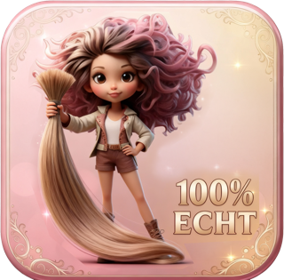 100% Echthaar